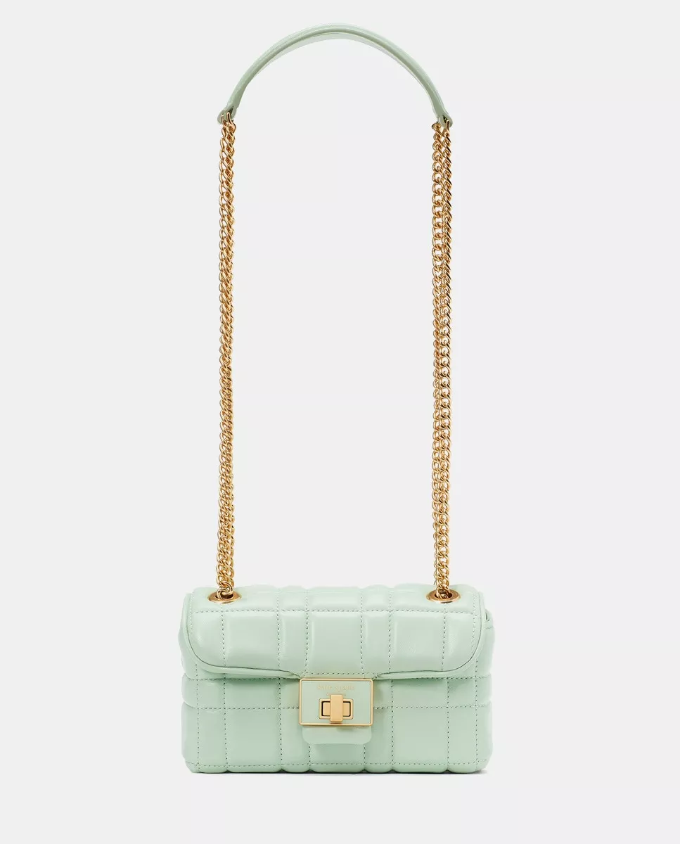 Kate Spade - Bolso De Hombro Acolchado De Piel En Verde barato