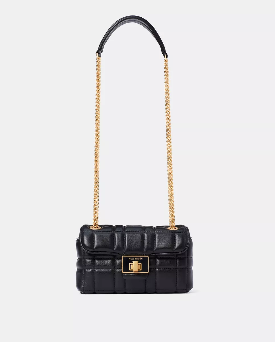 Kate Spade - Bolso De Hombro Mediano Evelyn En Piel Acolchada En Negro barato