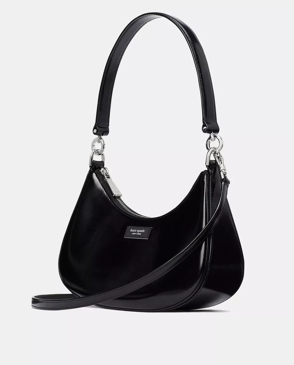 Kate Spade - Hobo Sam Icon De Piel Vacuna En Negro Con Cremallera barato