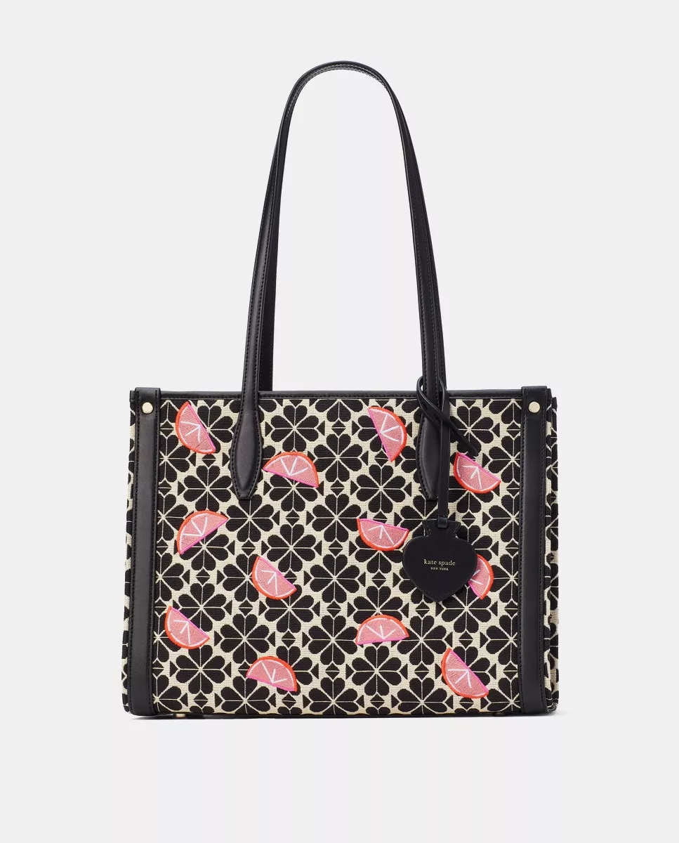 Kate Spade - Tote Mediano Market Spade Flower Jacquard Multicolor En Oferta Kate Spade - Tote Mediano Market Spade Flower Jacquard Multicolor Barato