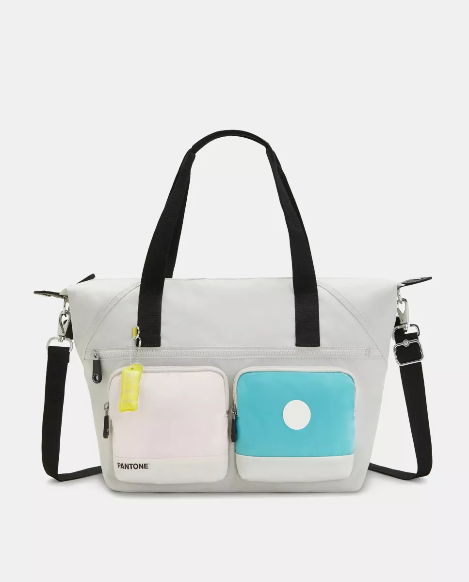 Kipling - Bolso De Hombro Mediano De Poliamida Reciclada Multicolor En Oferta Kipling - Bolso De Hombro Mediano De Poliamida Reciclada Multicolor Barato