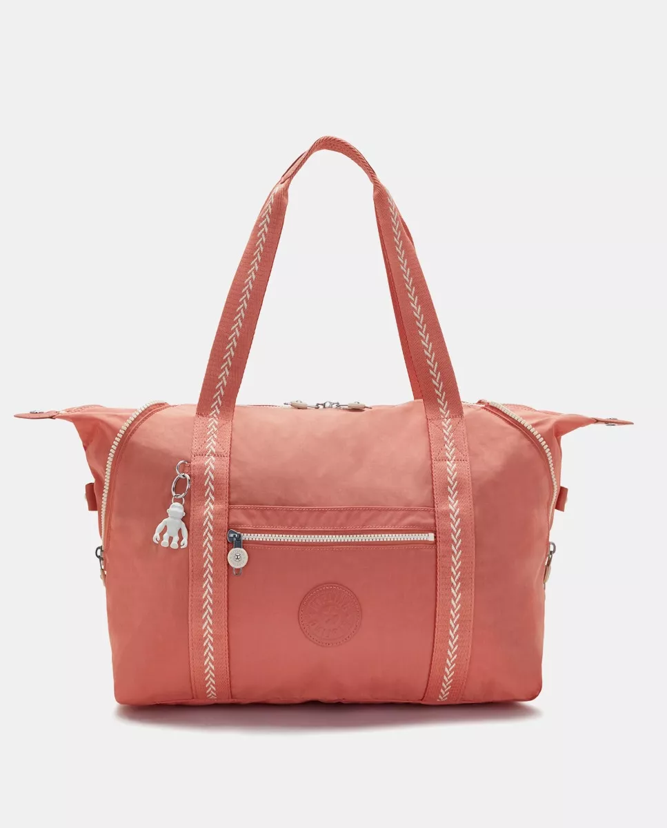 Kipling - Bolso De Hombro Tipo Tote Grande En Color Coral Barato