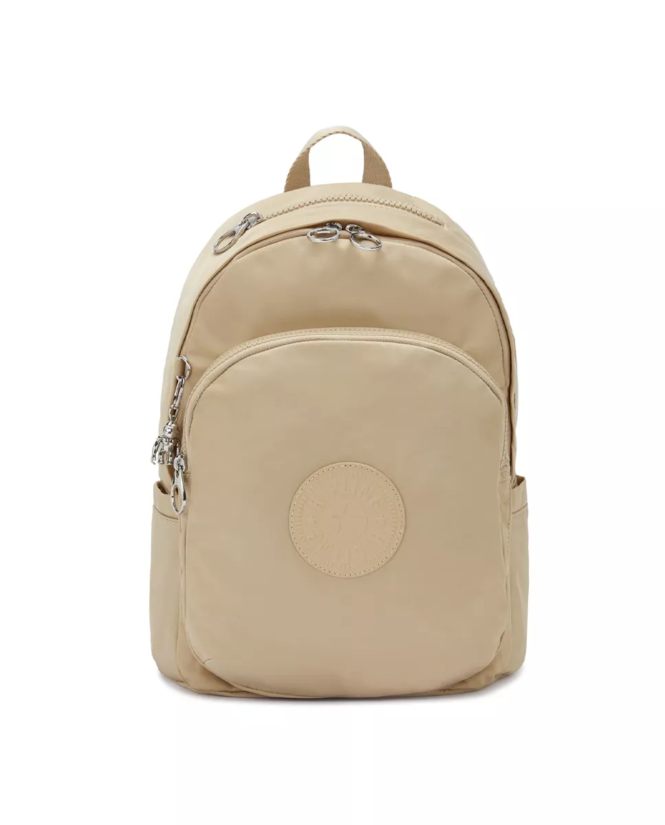 Kipling - Mochila De Mujer Con Asa Superior Color Beige En Oferta Kipling - Mochila De Mujer Con Asa Superior Color Beige Barato