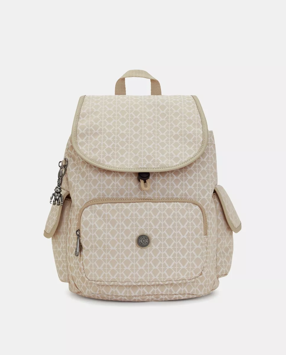 Kipling - Mochila Mediana City Pack S En Beige Con Cremallera En Oferta Kipling - Mochila Mediana City Pack S En Beige Con Cremallera Barato