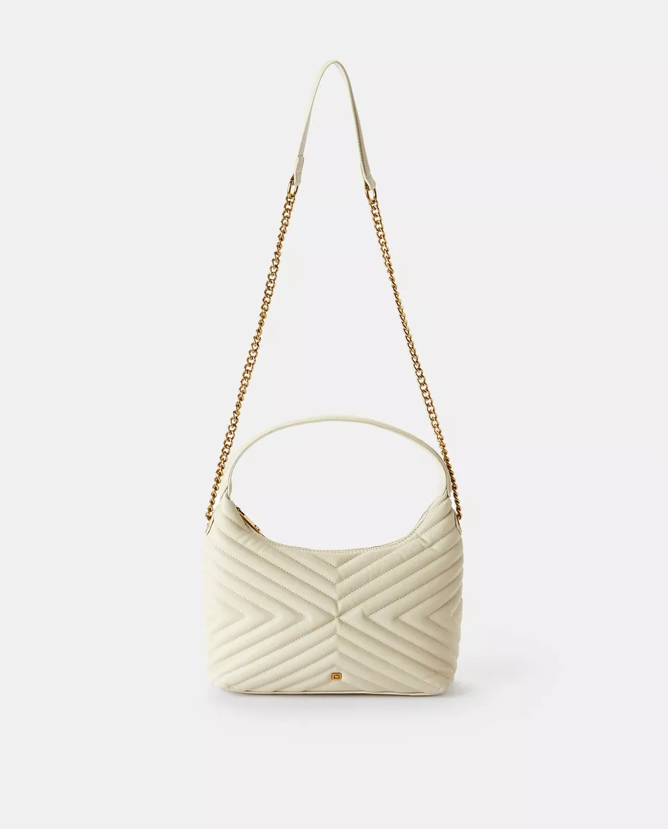 LT - Hobo Acolchado En Blanco Con Varias Asas barato