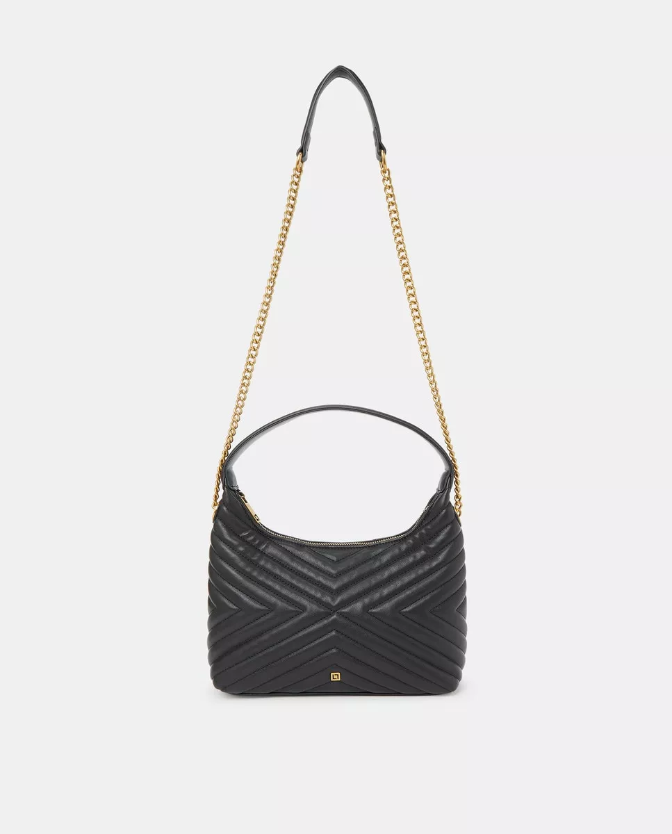 LT - Hobo Acolchado En Negro Con Cremallera barato