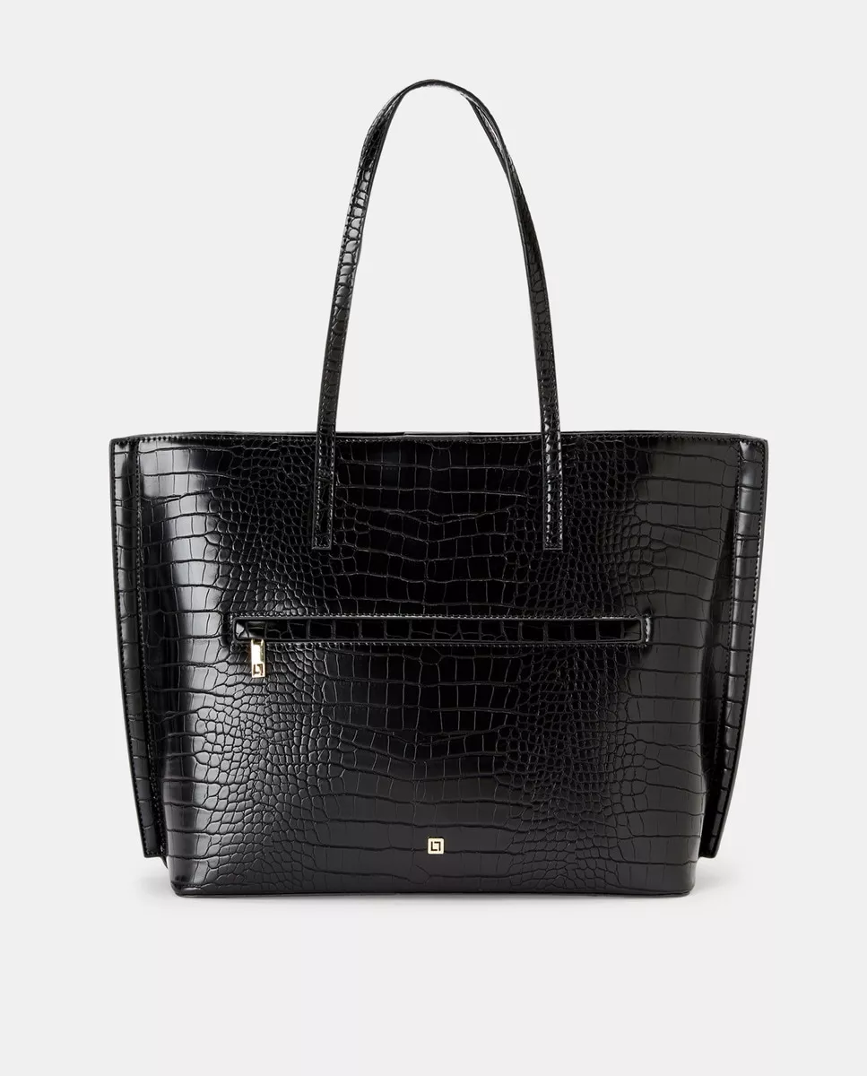 LT - Shopper En Negro Con Organizador Extraíble barato