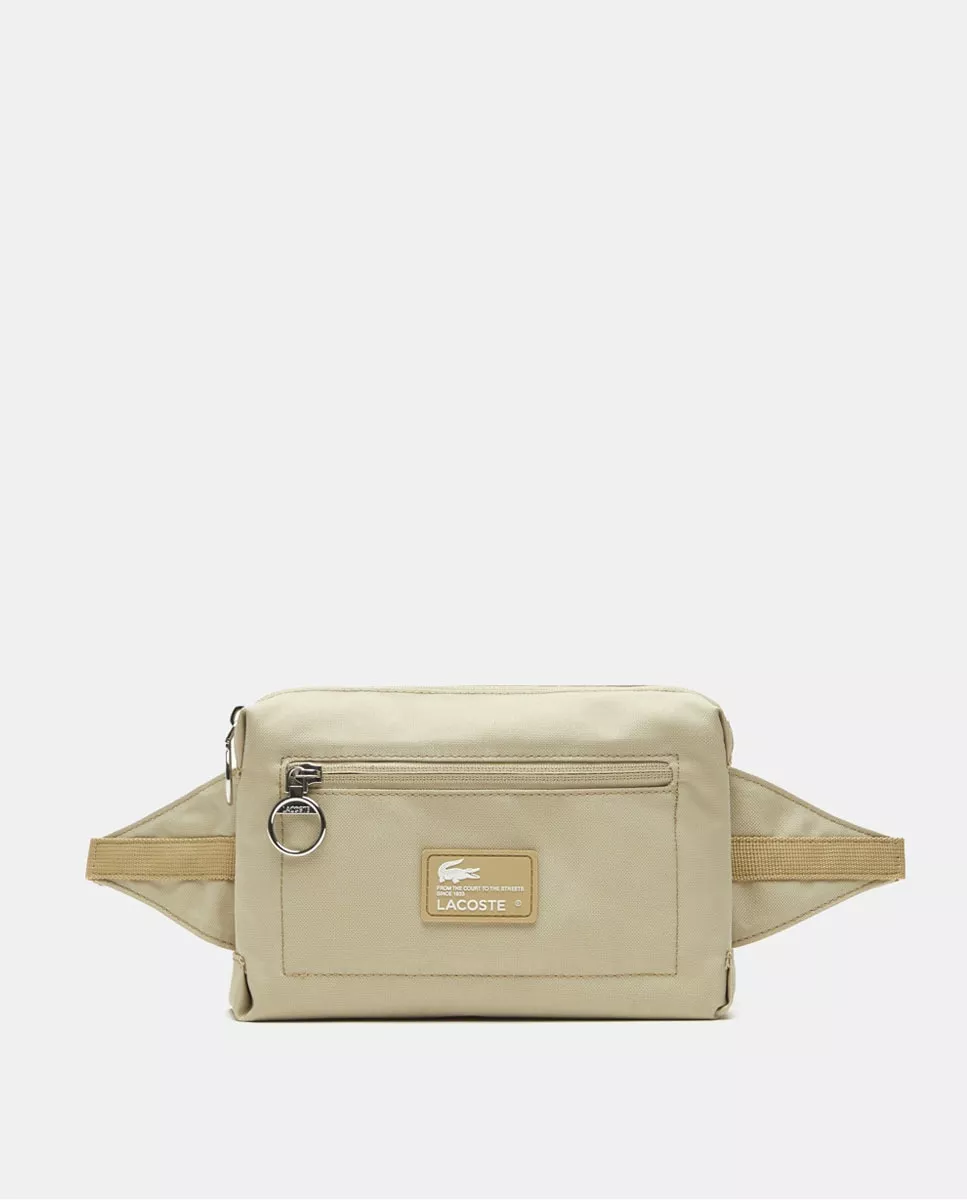 Lacoste - Riñonera En Beige De Fibra Reciclada barato