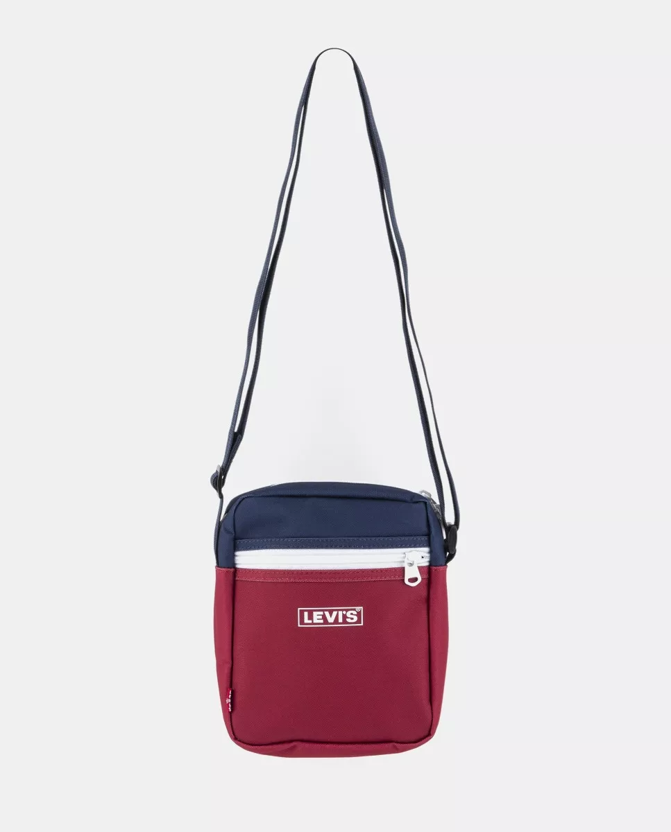 Levi's - Bandolera En Azul Marino Con Cremallera Y Asa Regulable barato
