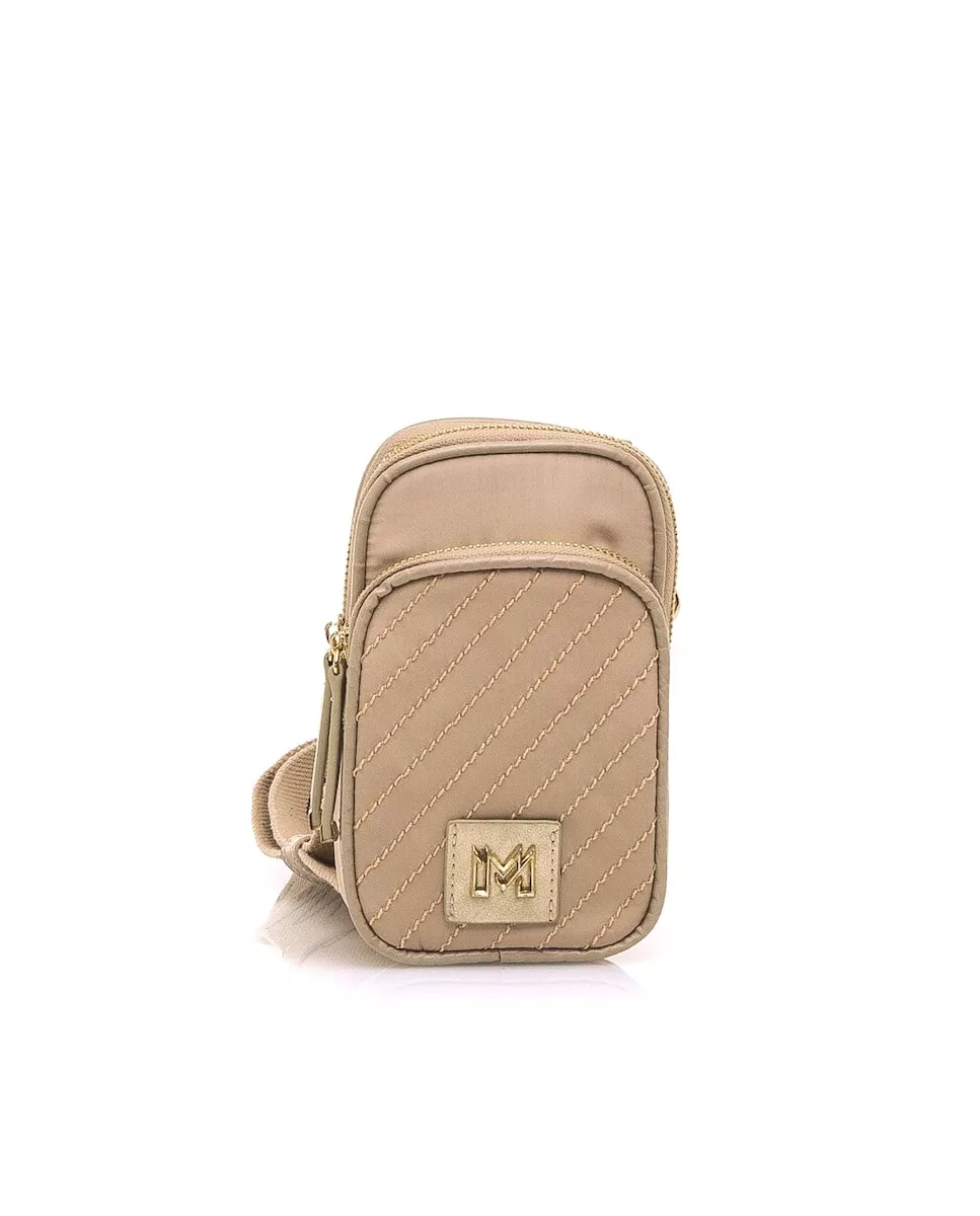 Mariamare - Bolsos Para Móvil En Tejido De Color Beige Y Asa Ajustable En Oferta Mariamare - Bolsos Para Móvil En Tejido De Color Beige Y Asa Ajustable Barato