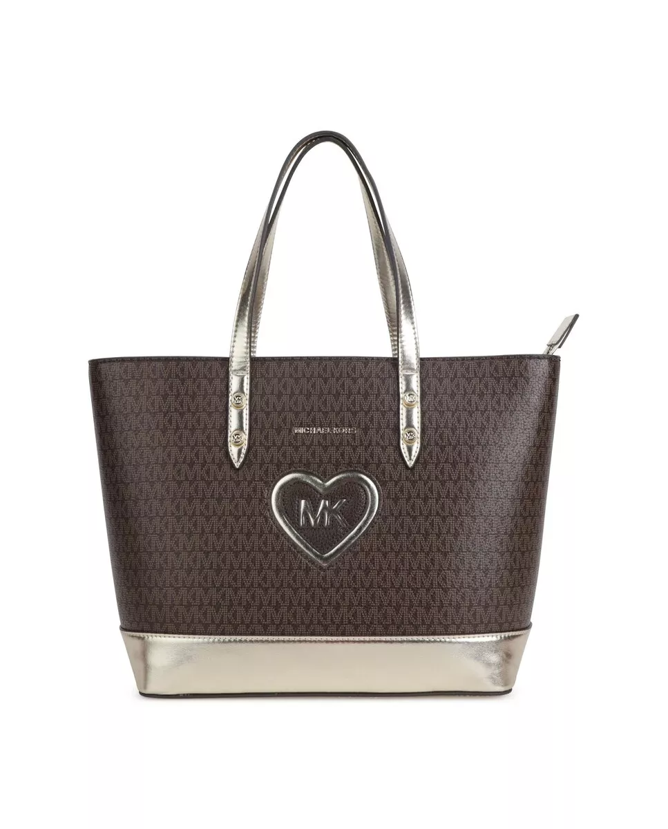 Michael Kors - Bolso De Niña Marrón Con Parche De Corazón barato