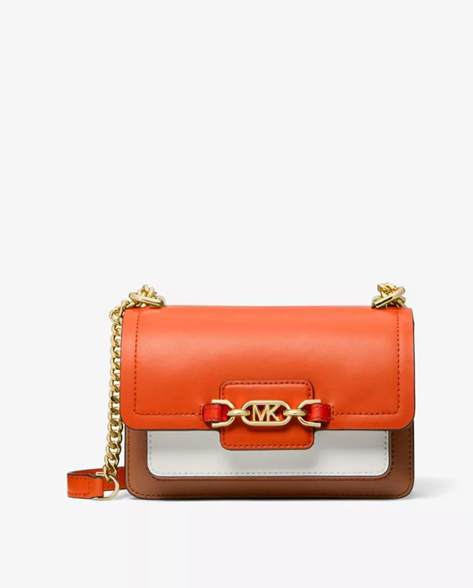 Michael Michael Kors - Bandolera De Mujer Heather De Piel En Naranja barato