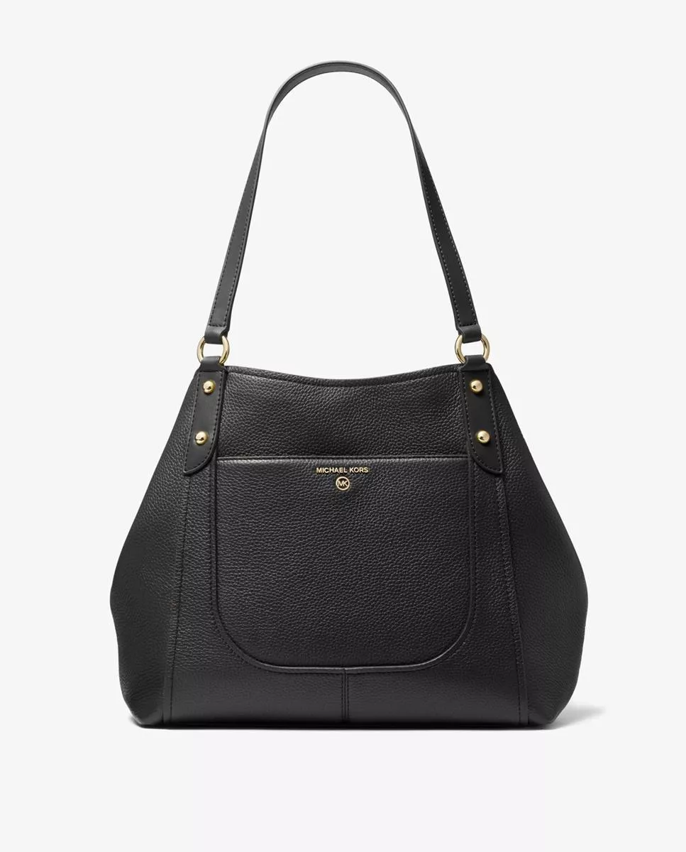 Michael Michael Kors - Bolso De Hombro Molly Shopper De Piel En Negro barato