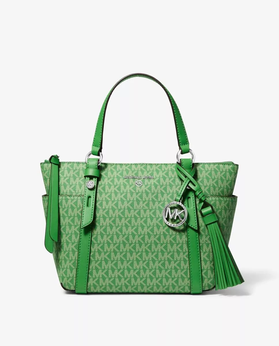 Michael Michael Kors - Bolso De Hombro Sullivan Tote En Verde Con Logotipos barato