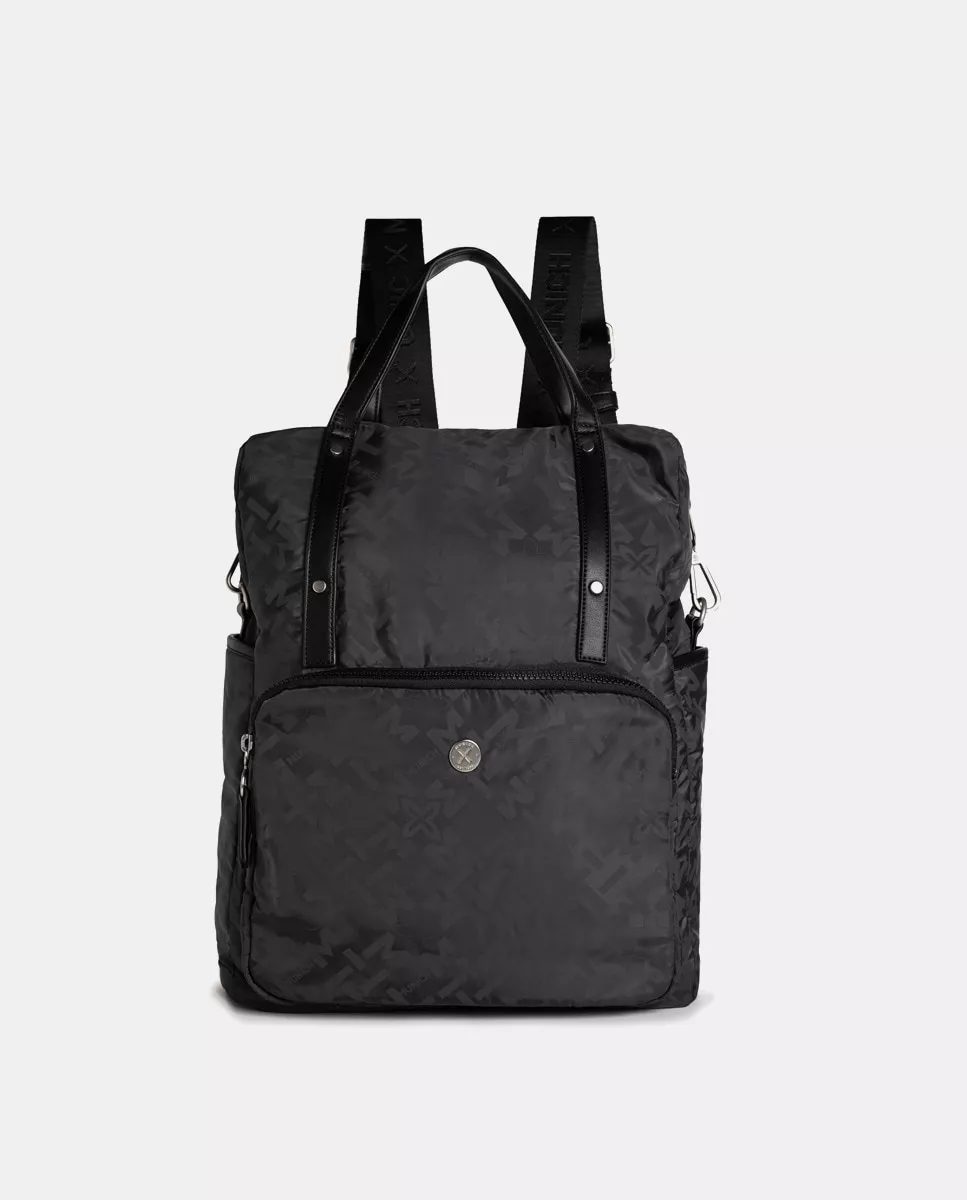 Munich - Mochila Clever De Nylon Negra barato