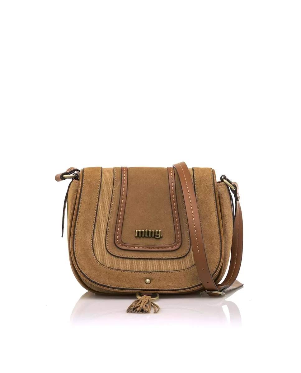 Mustang - Bandolera De Mujer En Color Marrón Con Diferentes Texturas En Oferta Mustang - Bandolera De Mujer En Color Marrón Con Diferentes Texturas Barato