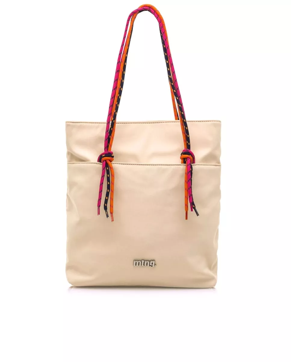 Mustang - Bolso De Hombro En Color Beige Con Asa De Cordoneras barato