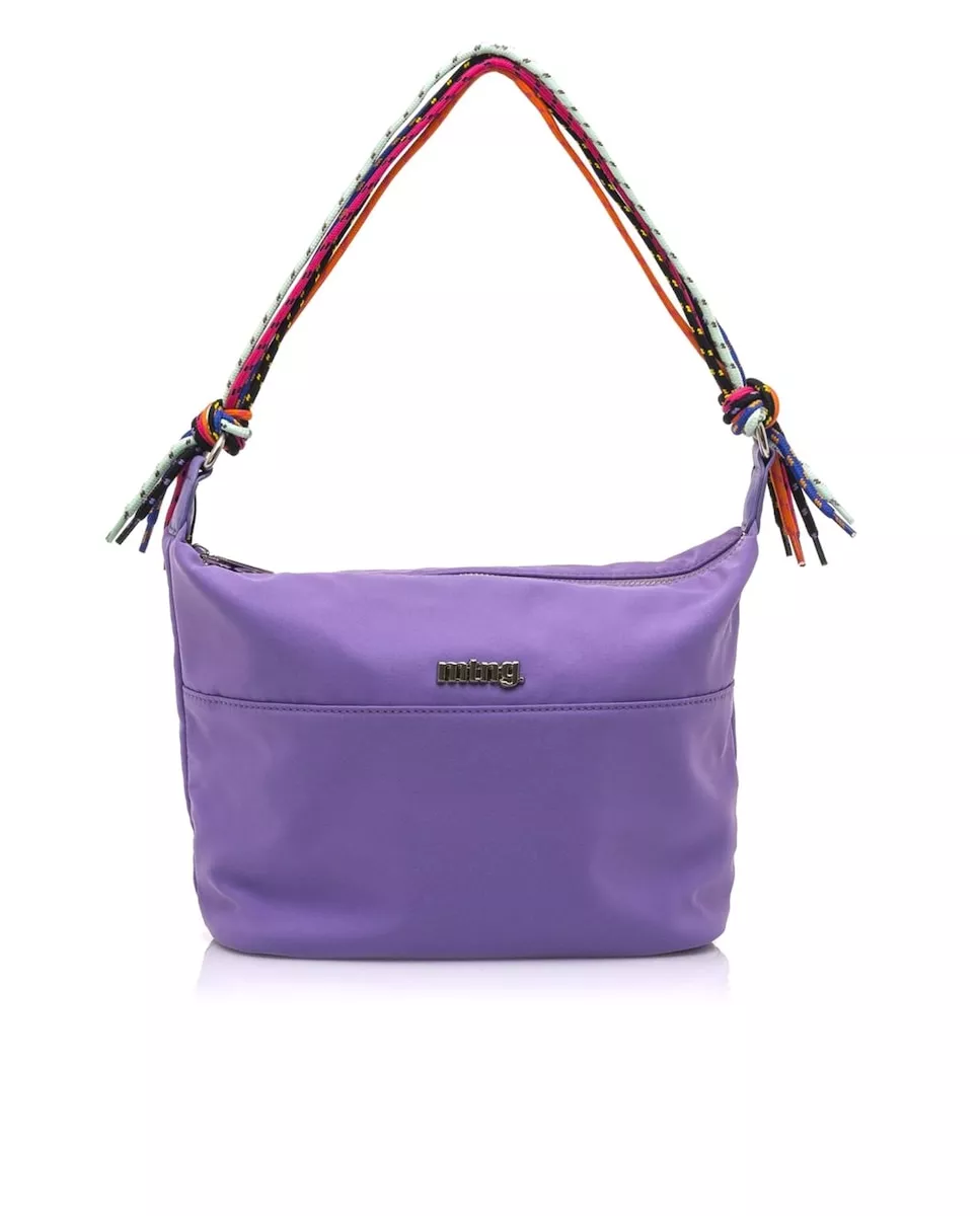 Mustang - Bolso De Hombro En Color Morado Con Asa De Cordoneras barato