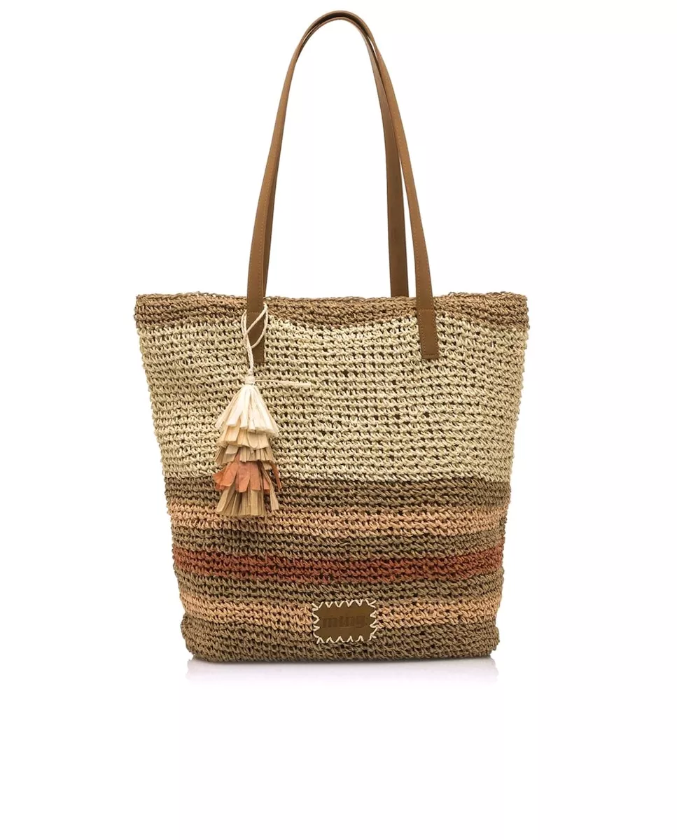 Mustang - Bolso De Hombro En Tejido Trenzado De Color Marr�n barato