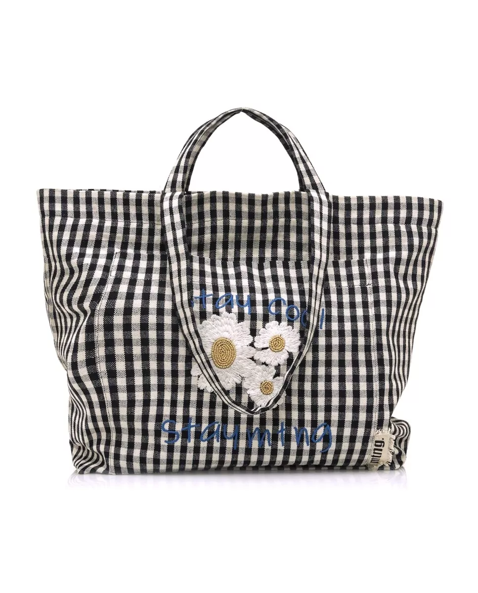 Mustang - Bolso De Mano En Tejido De Color Azul Con Detalle Floral En Oferta Mustang - Bolso De Mano En Tejido De Color Azul Con Detalle Floral Barato