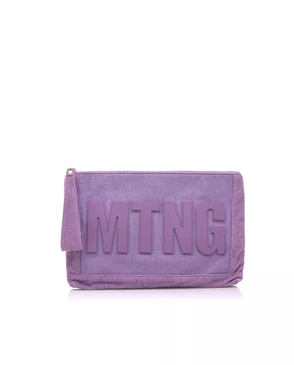 Mustang - Bolso De Mano En Tejido De Color Morado Con Logo En Oferta Mustang - Bolso De Mano En Tejido De Color Morado Con Logo Barato