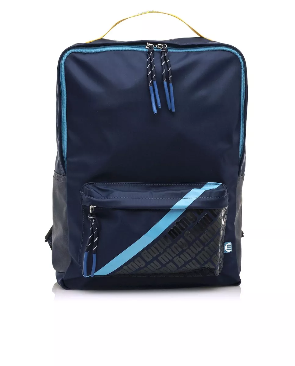 Mustang - Mochila De Hombre De Color Azul Marino Con Cremallera barato