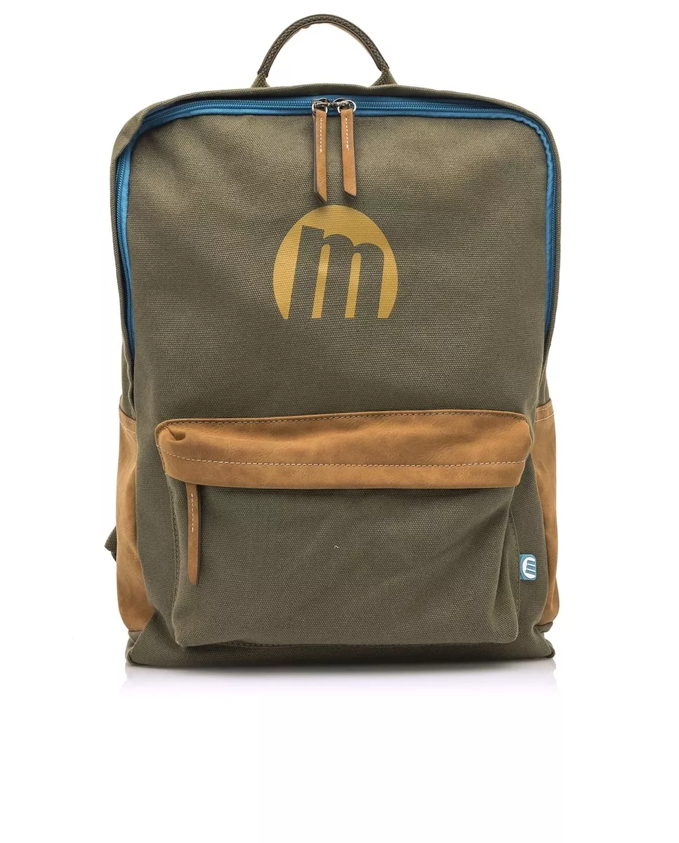 Mustang - Mochila De Hombre De Color Verde Con Cremallera barato