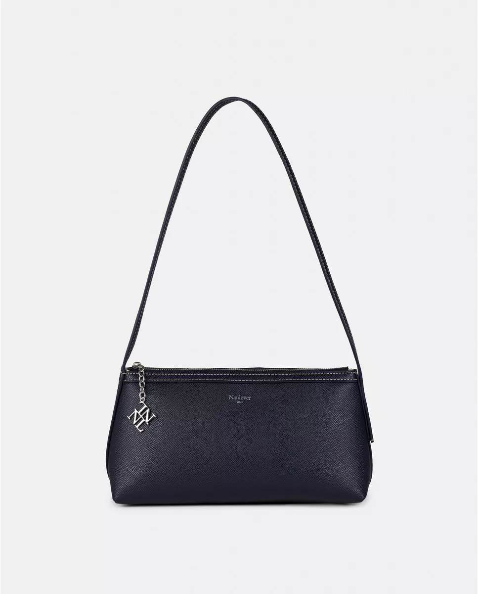 Naulover - Bolso De Hombre En Azul Marino Con El Logo Grabado Y Cierre Cremallera barato