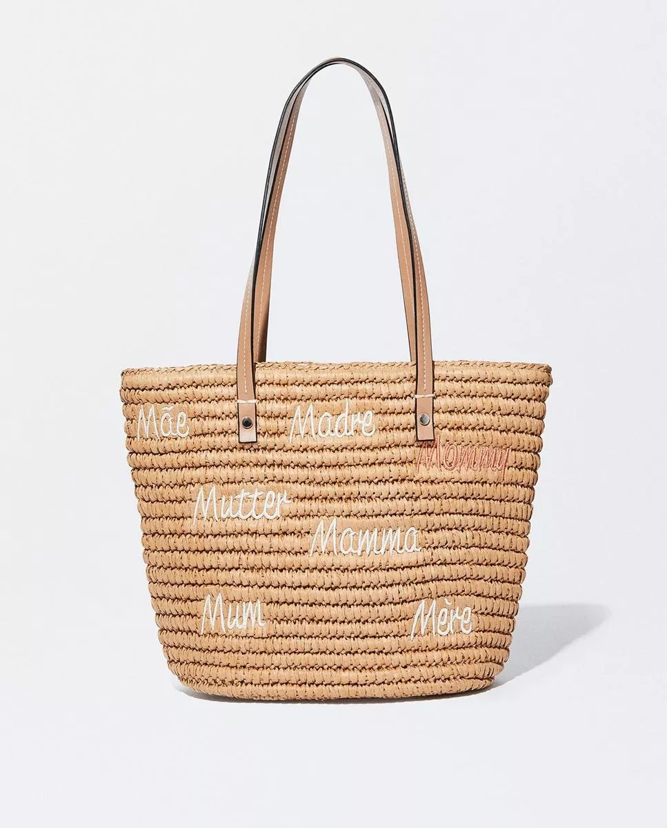 Parfois - Bolso De Hombro Estilo Shopper Con Lettering En Marrón En Oferta Parfois - Bolso De Hombro Estilo Shopper Con Lettering En Marrón Barato