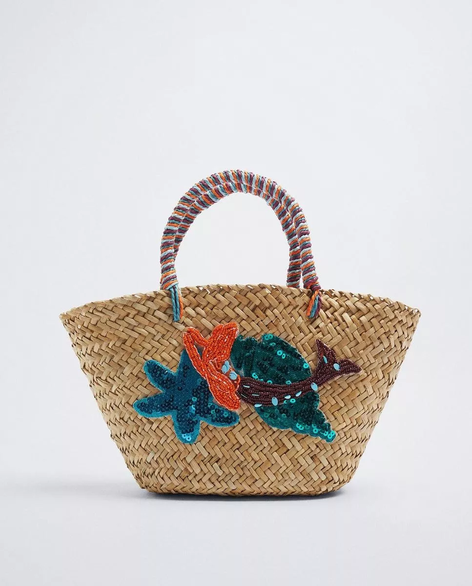 Parfois - Bolso De Mano Estilo Tote Con Adornos De Lentejuelas Y Cierre De Cuerda En Marrón En Oferta Parfois - Bolso De Mano Estilo Tote Con Adornos De Lentejuelas Y Cierre De Cuerda En Marrón Barato