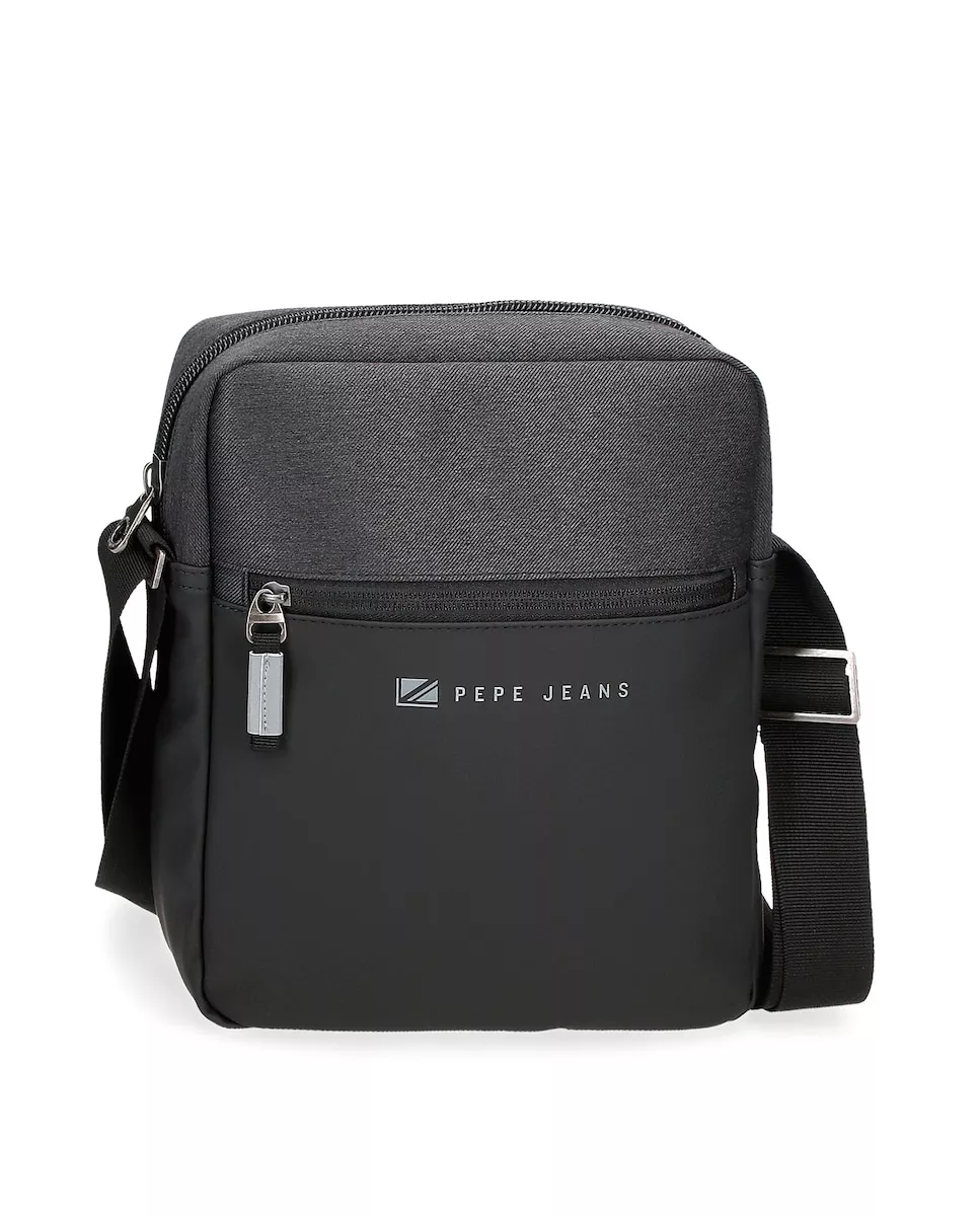 Pepe Jeans - Bandolera De Hombre Jarvis Color Negro Con Porta Tablet barato