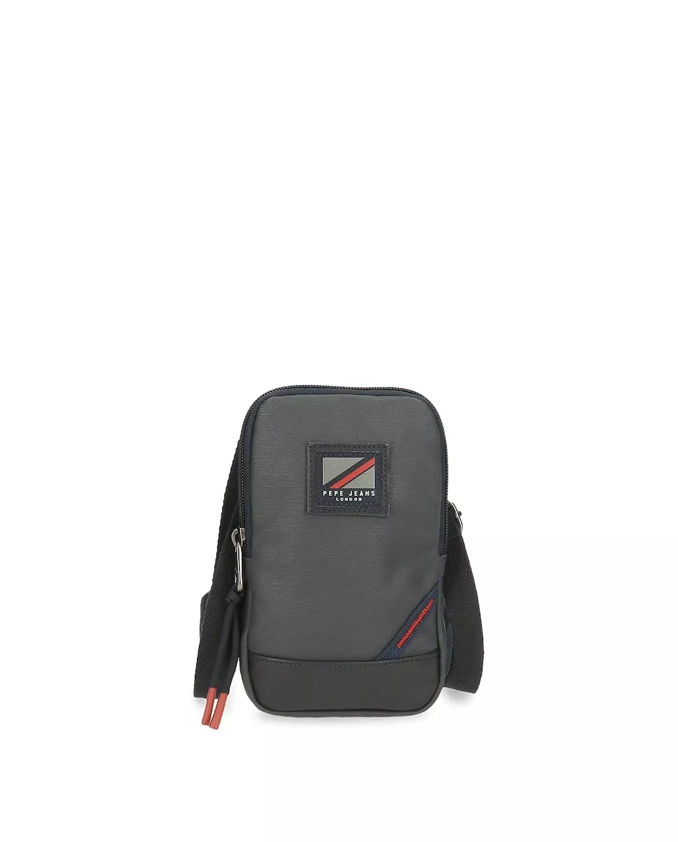 Pepe Jeans - Bandolera De Hombre Portamóvil Hackney Color Grid Con Bolsillo Trasero barato