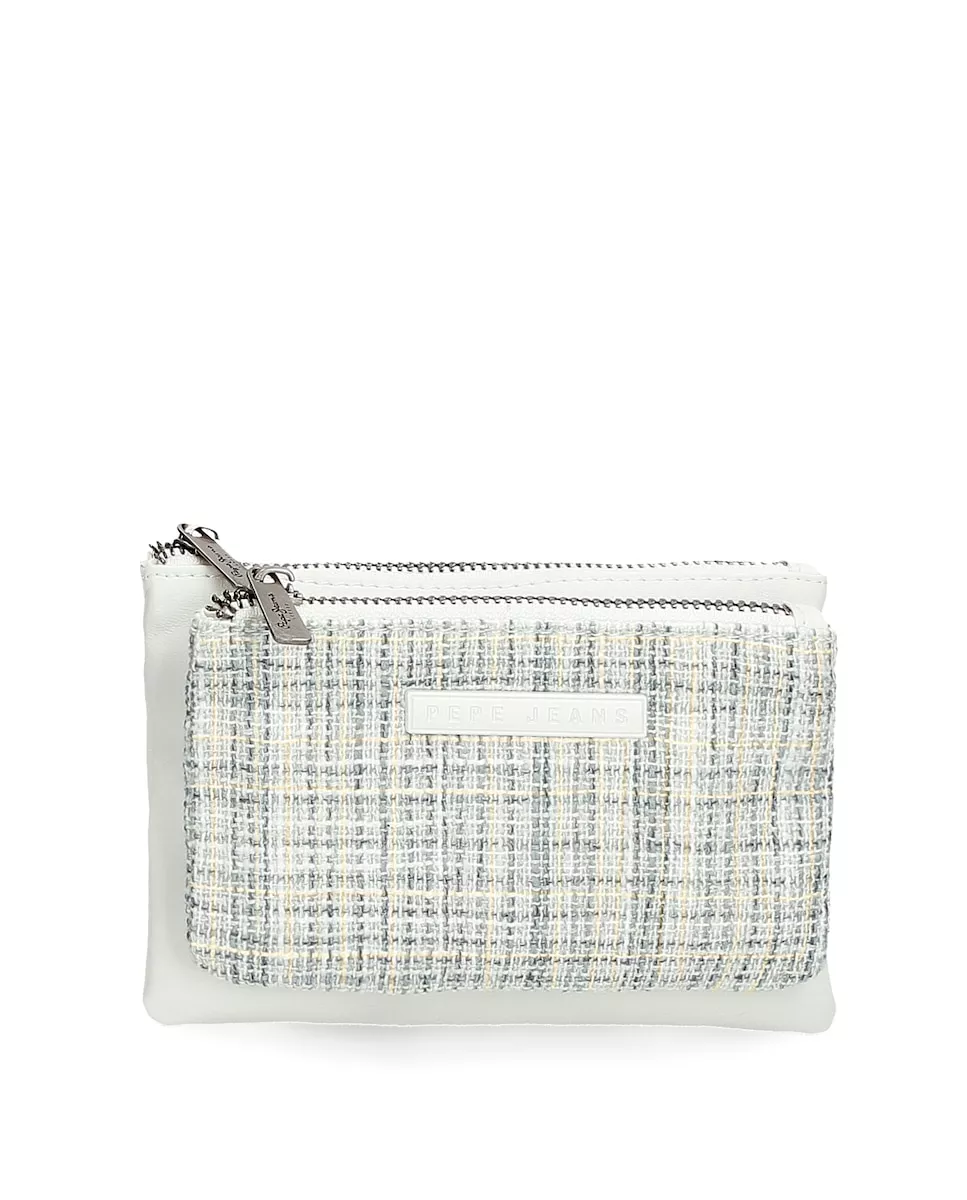 Pepe Jeans - Cartera De Mujer Oana Azul Claro Con Cremallera En Oferta Pepe Jeans - Cartera De Mujer Oana Azul Claro Con Cremallera Barato