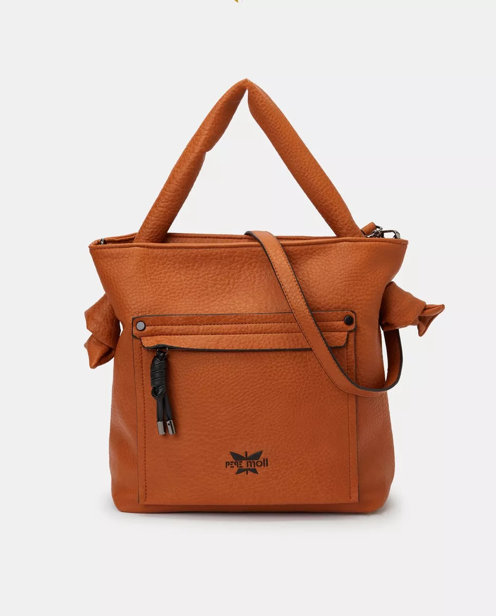 Pepe Moll - Bolso Shopper En Camel Con Cremallera barato