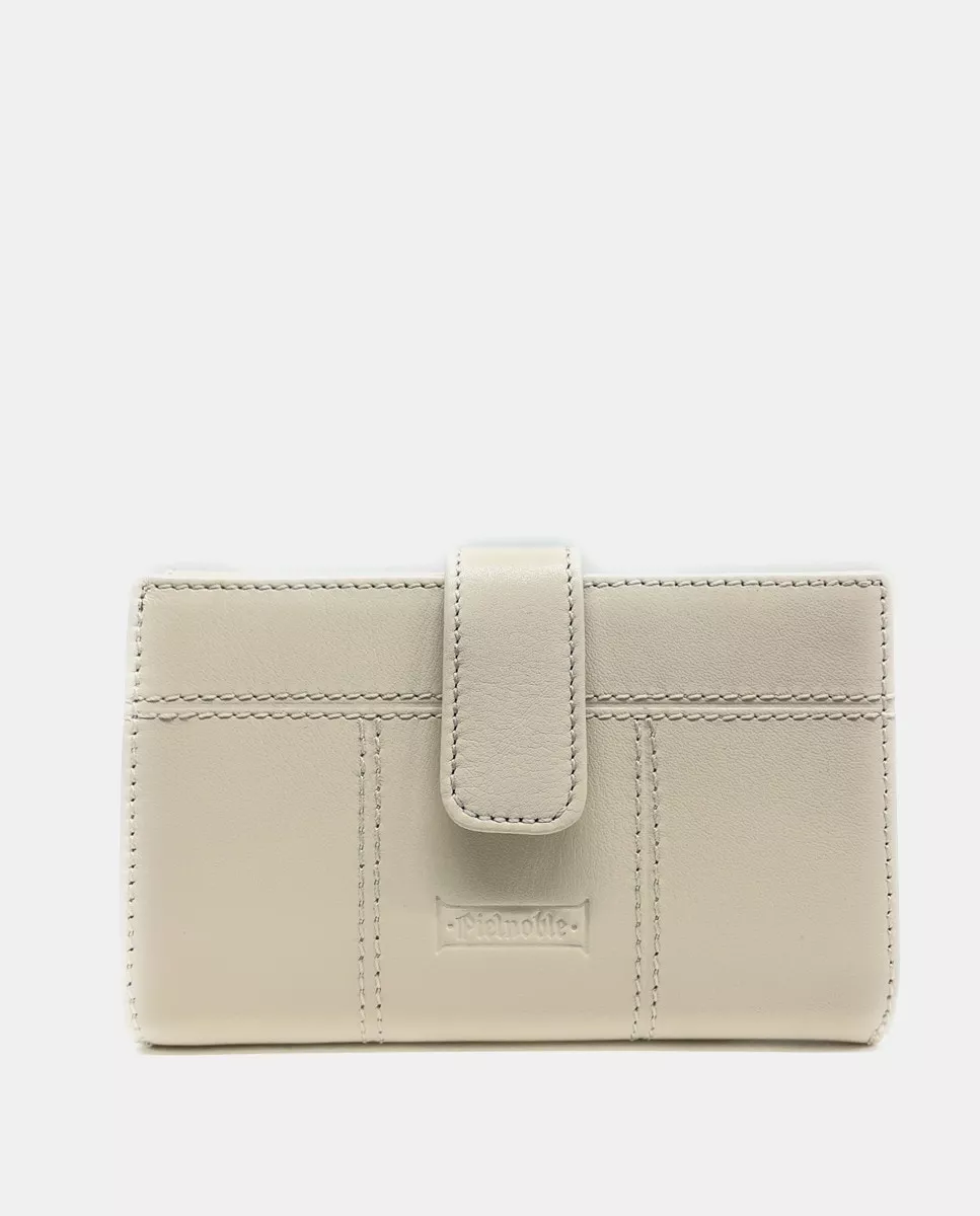 Pielnoble - Cartera De Piel Pequeña En Beige Con Capacidad Para Doce Tarjetas En Oferta Pielnoble - Cartera De Piel Pequeña En Beige Con Capacidad Para Doce Tarjetas Barato