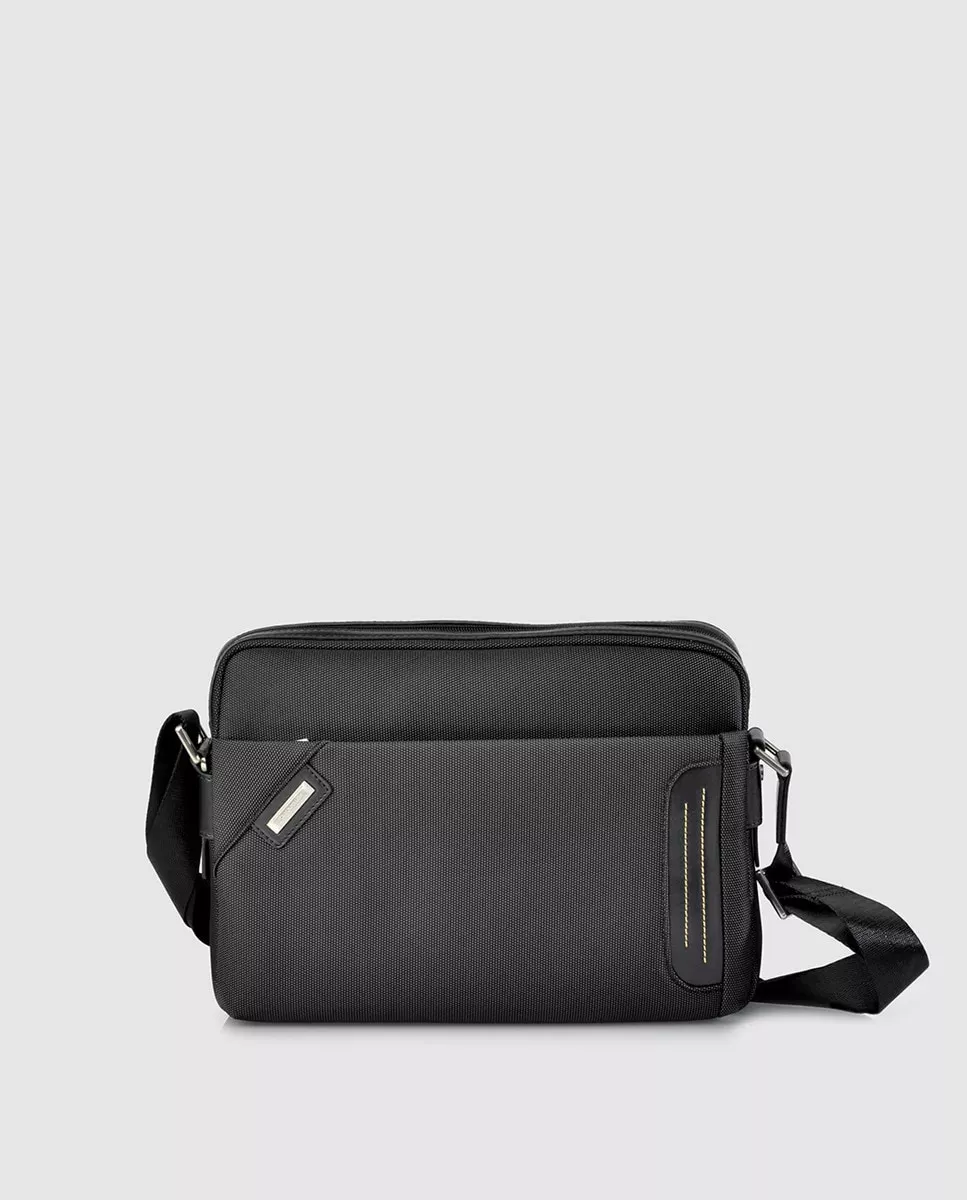 Pierre Cardin - Bandolera De Hombre De Nylon Tipo Mensajero Negro En Oferta Pierre Cardin - Bandolera De Hombre De Nylon Tipo Mensajero Negro Barato
