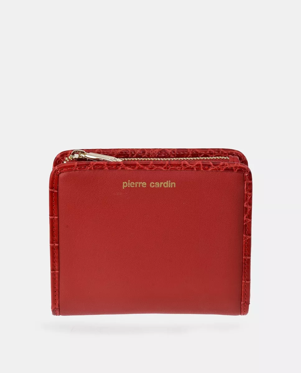 Pierre Cardin - Cartera Mediana Roja Con Broche Metálico En Oferta Pierre Cardin - Cartera Mediana Roja Con Broche Metálico Barato