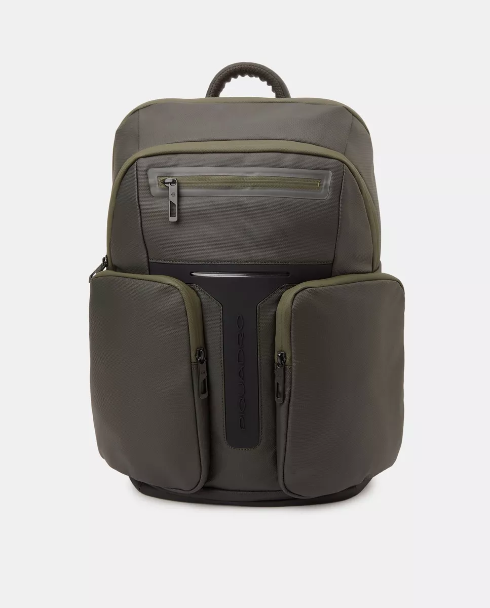 Piquadro - Mochila De Nylon En Verde Con Compartimento Para Portátil De 14 &Quot; En Oferta Piquadro - Mochila De Nylon En Verde Con Compartimento Para Portátil De 14 &Quot; Barato