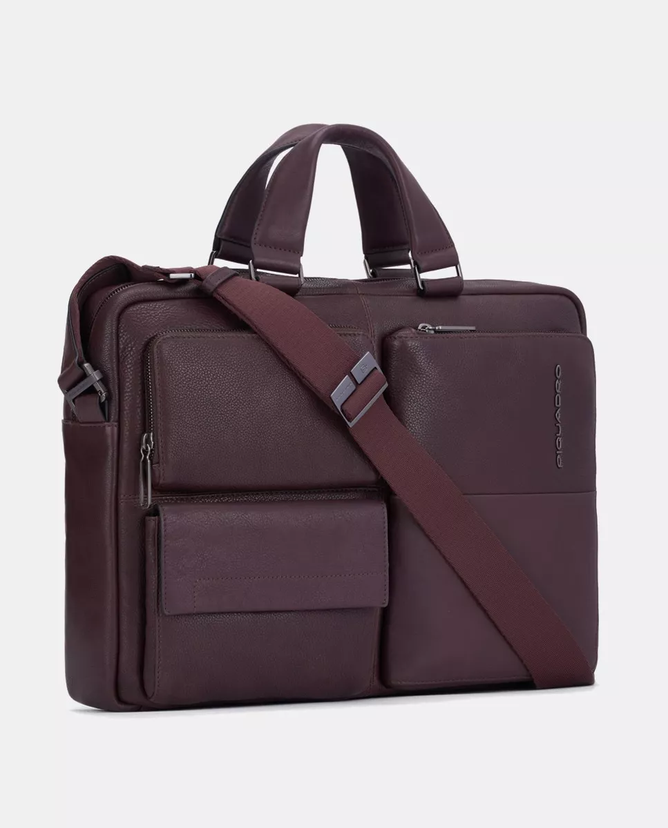 Piquadro - Portadocumentos Con Espacio Para Ordenador Y Para Tablet De 11" En Marrón barato