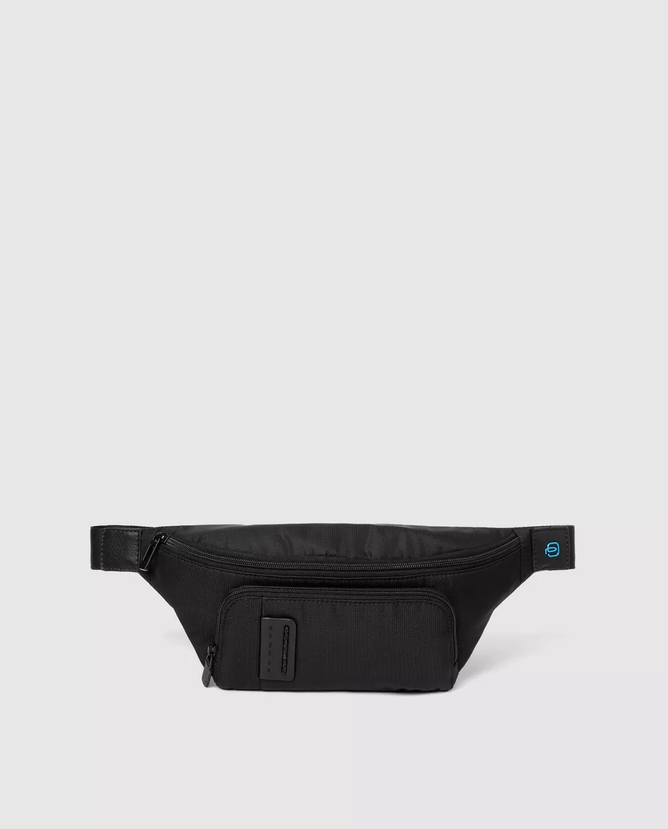 Piquadro - Riñonera De Hombre En Negro Con Cremallera En Oferta Piquadro - Riñonera De Hombre En Negro Con Cremallera Barato