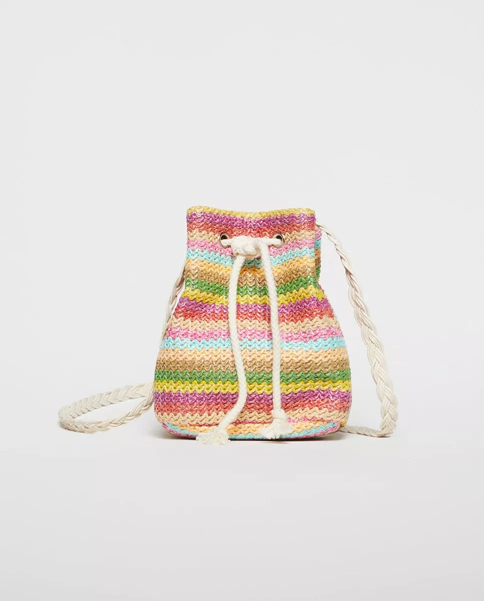 Sfera - Bolso Saco Rafia De Niña barato