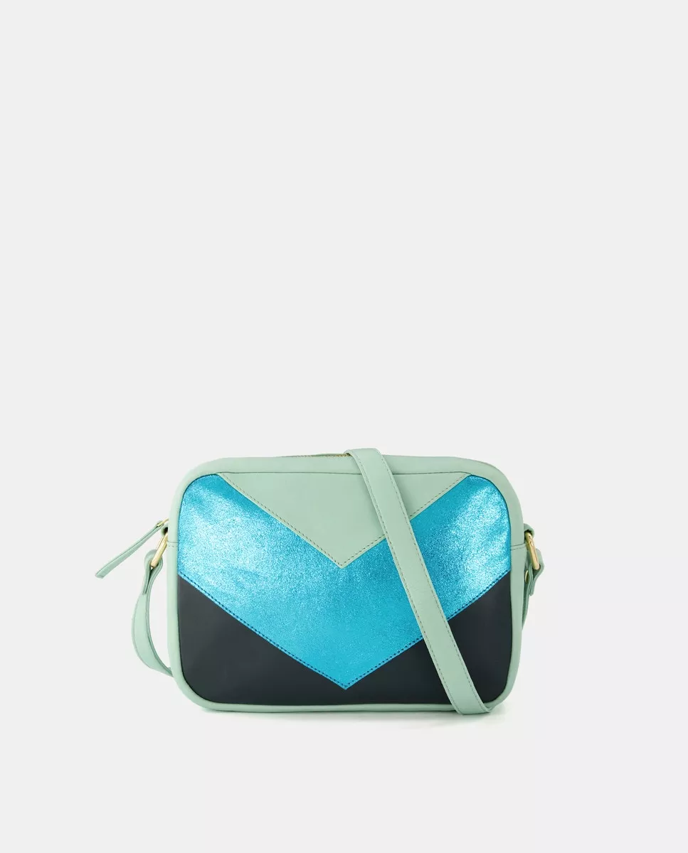 Tintoretto - Bolso Cámara Piel Metalizado barato