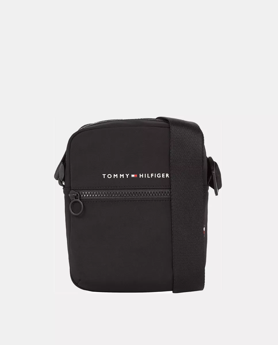 Tommy Hilfiger - Bandolera En Mezcla De Poliéster Reciclado En Negro barato