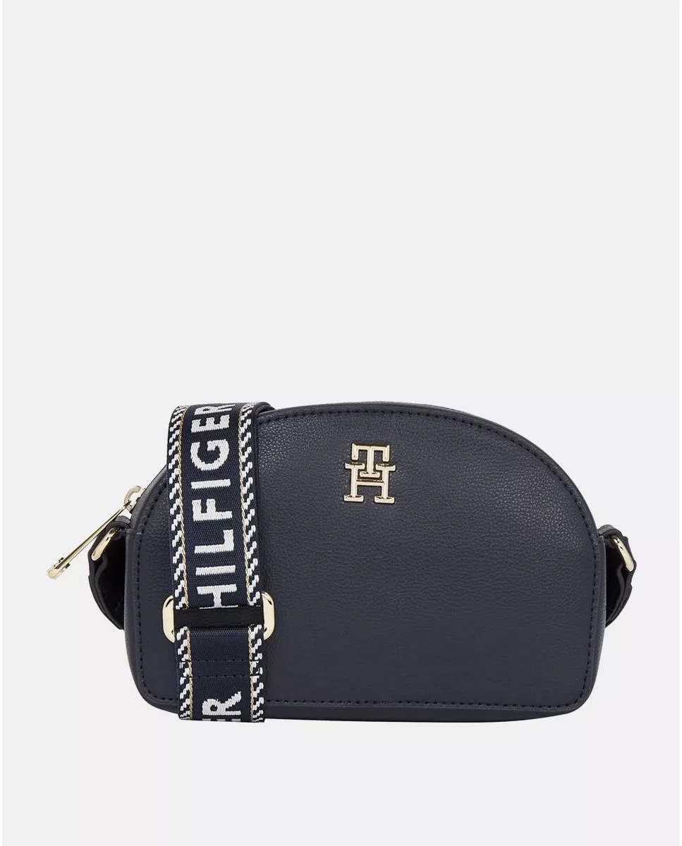 Tommy Hilfiger - Bandolera Pequeña Redondeada En Azul Marino Con Cierre Cremallera En Oferta Tommy Hilfiger - Bandolera Pequeña Redondeada En Azul Marino Con Cierre Cremallera Barato