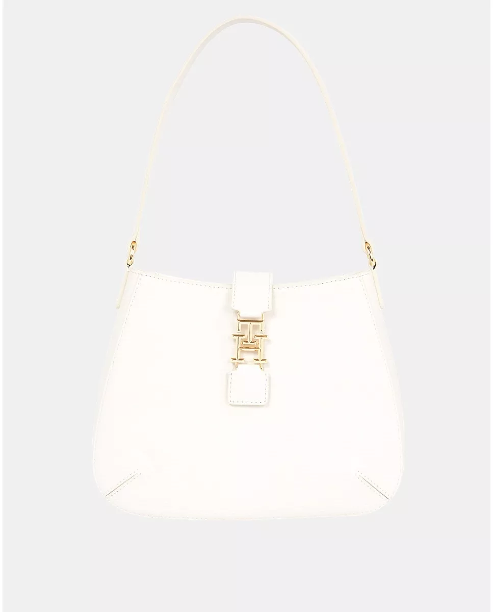 Tommy Hilfiger - Bolso De Hombro En Blanco Con Doble Cierre barato