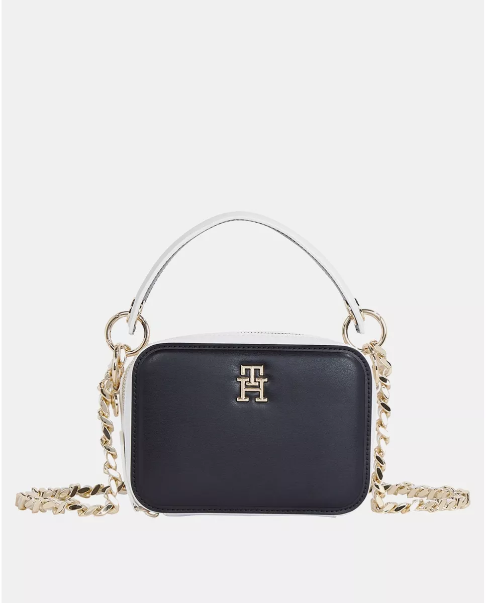 Tommy Hilfiger - Bolso De Mano Mini En Azul Marino Con Bandolera De Cadena barato