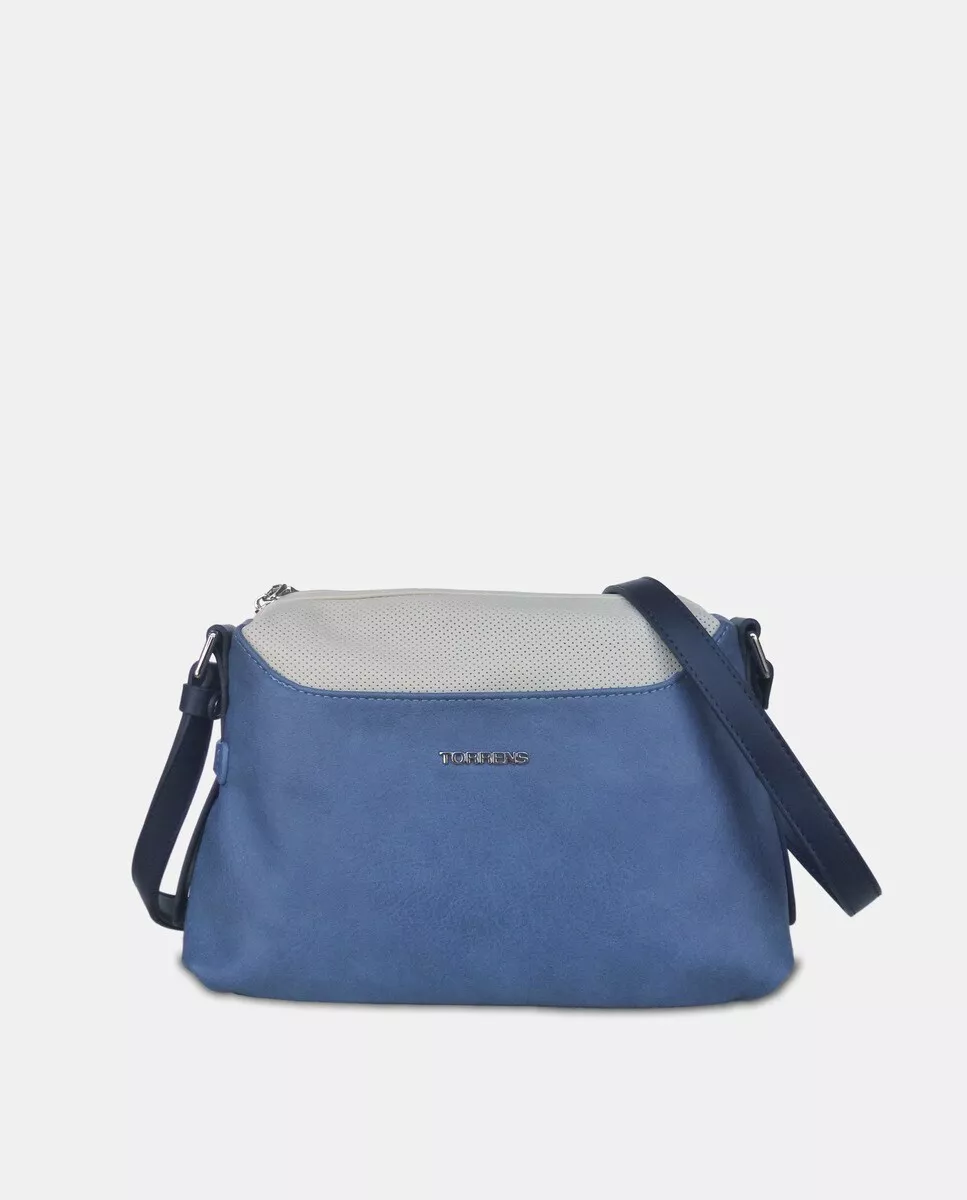 Torrens - Bandolera En Azul Con Cremallera Y Asa Ajustable barato
