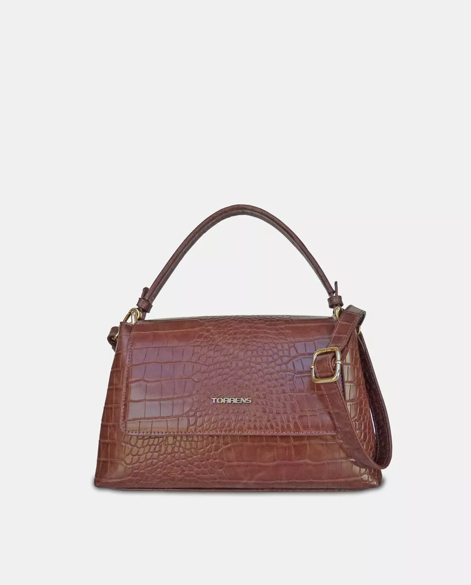 Torrens - Bolso De Mano En Marrón Claro Con Grabado Coco Y Solapa En Oferta Torrens - Bolso De Mano En Marrón Claro Con Grabado Coco Y Solapa Barato