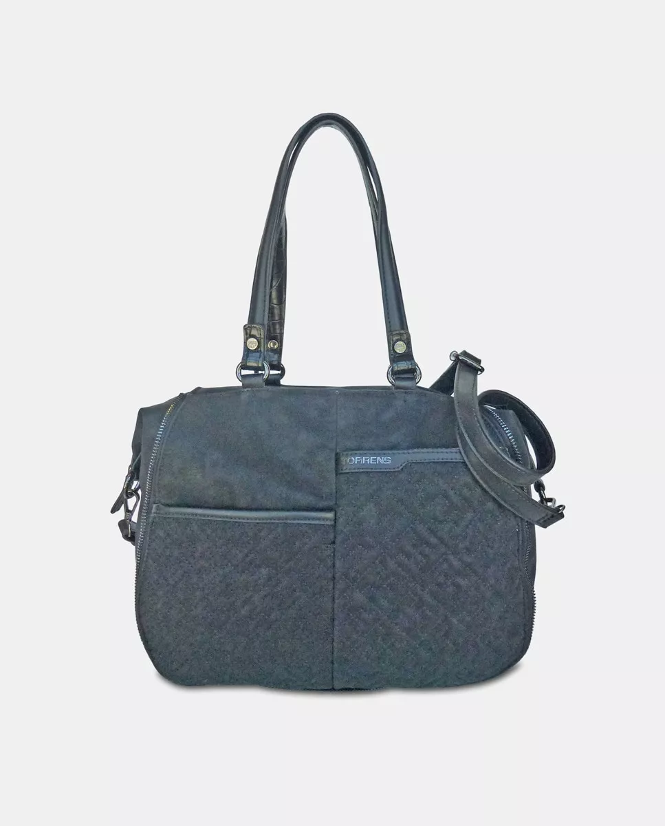 Torrens - Bolso De Mano En Negro Con Dos Bolsillos Exteriores barato