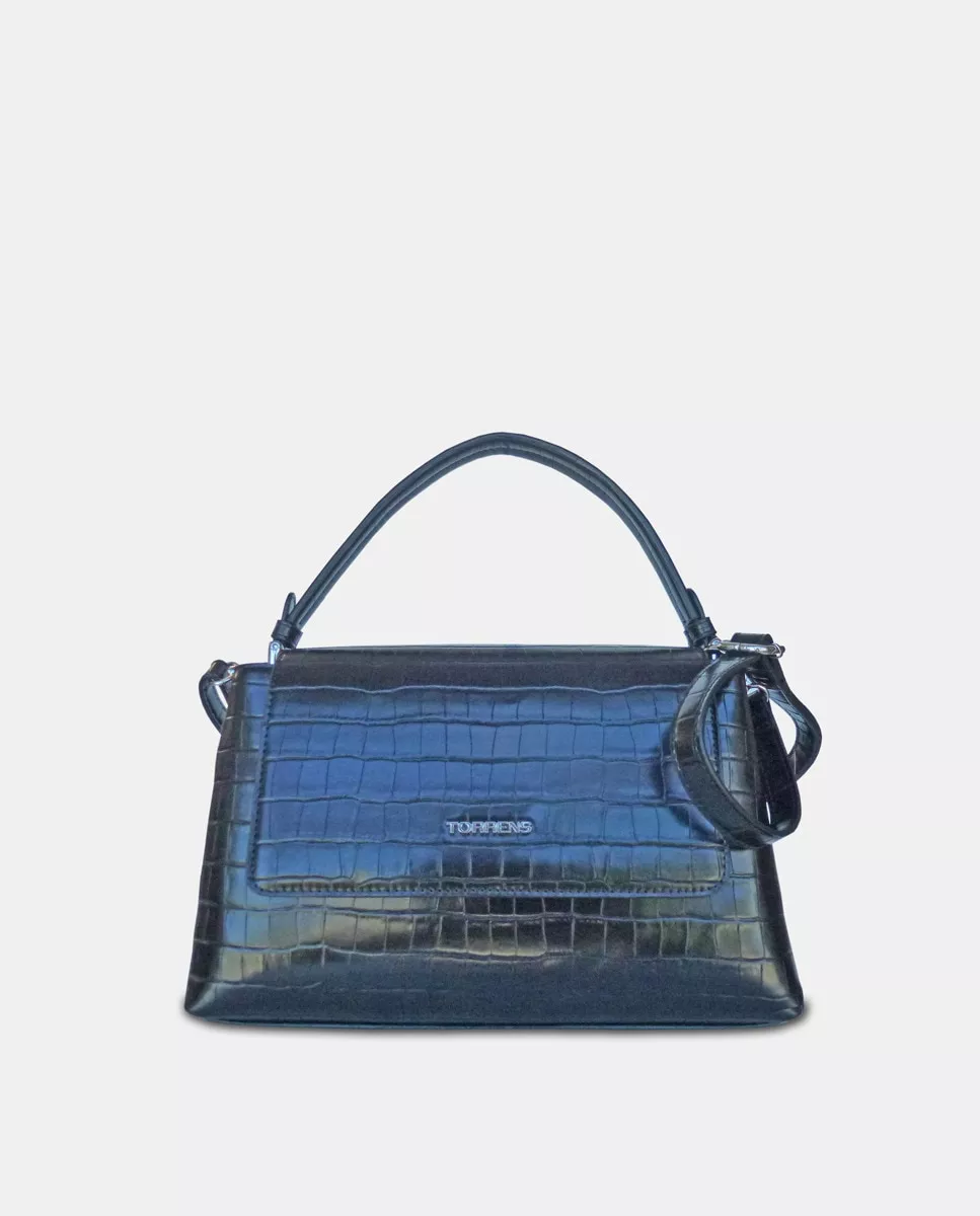 Torrens - Bolso De Mano En Negro Con Grabado Coco Y Solapa En Oferta Torrens - Bolso De Mano En Negro Con Grabado Coco Y Solapa Barato